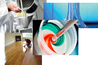 Applications of waterborne acrylic resins